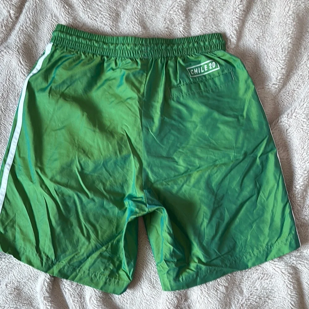 Adidas Green Athletic Shorts - Picture 2 of 5